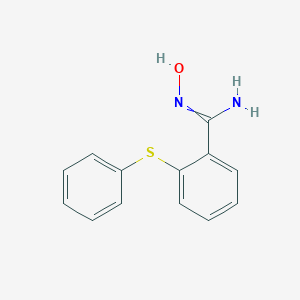 N'-hydroxy-2-phenylsulfanylbenzenecarboximidamide