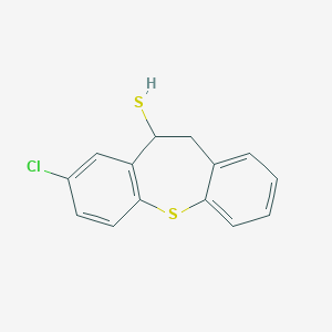 8-Chloro-10,11-dihydrodibenzo[b,f]thiepin-10-yl hydrosulfide