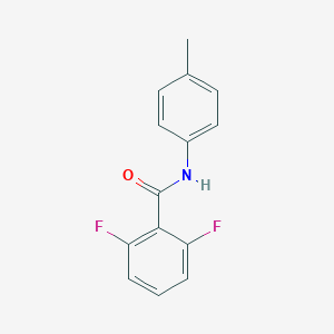molecular formula C14H11F2NO B373808 2,6-difluoro-N-(4-methylphenyl)benzamide 