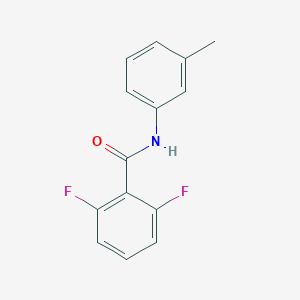 molecular formula C14H11F2NO B373810 2,6-difluoro-N-(3-methylphenyl)benzamide CAS No. 878077-35-1