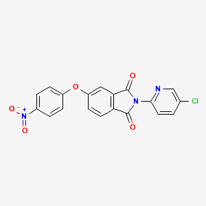 2-(5-chloro-2-pyridinyl)-5-(4-nitrophenoxy)-1H-isoindole-1,3(2H)-dione