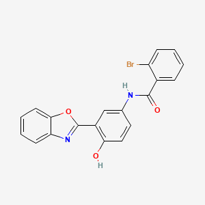 N-[3-(1,3-benzoxazol-2-yl)-4-hydroxyphenyl]-2-bromobenzamide