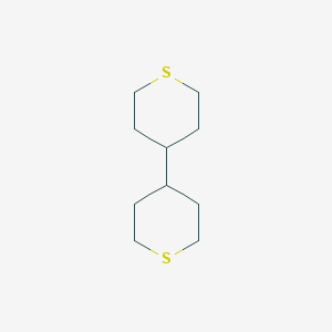 molecular formula C10H18S2 B373830 4,4'-Bis(tetrahydrothiopyran) 