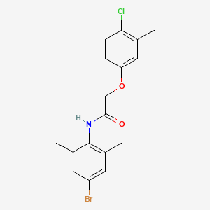 molecular formula C17H17BrClNO2 B3738366 N-(4-bromo-2,6-dimethylphenyl)-2-(4-chloro-3-methylphenoxy)acetamide 