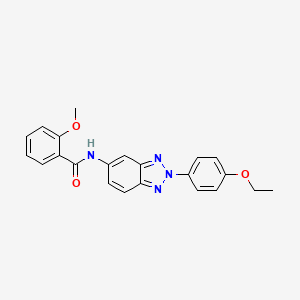 N-[2-(4-ethoxyphenyl)-2H-1,2,3-benzotriazol-5-yl]-2-methoxybenzamide