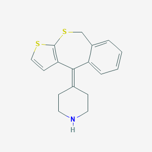 molecular formula C17H17NS2 B373841 4-thieno[2,3-c][2]benzothiepin-4(9H)-ylidenepiperidine 