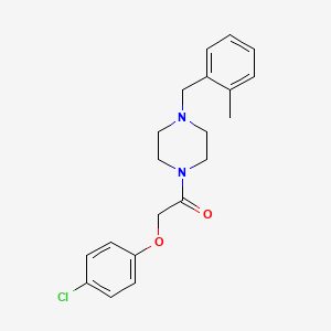 1-[(4-chlorophenoxy)acetyl]-4-(2-methylbenzyl)piperazine