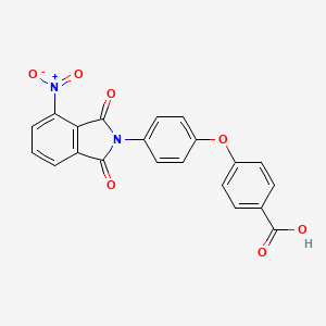 4-[4-(4-nitro-1,3-dioxo-1,3-dihydro-2H-isoindol-2-yl)phenoxy]benzoic acid