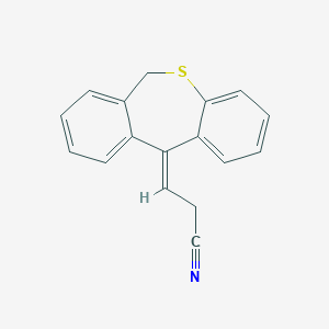 3-dibenzo[b,e]thiepin-11(6H)-ylidenepropanenitrile