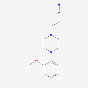 3-[4-(2-Methoxyphenyl)piperazin-1-yl]propanenitrile