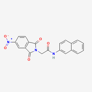 N-2-naphthyl-2-(5-nitro-1,3-dioxo-1,3-dihydro-2H-isoindol-2-yl)acetamide