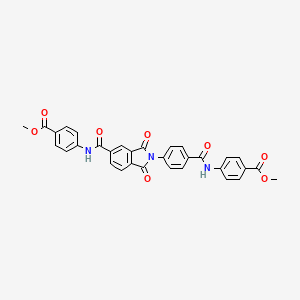 methyl 4-({4-[5-({[4-(methoxycarbonyl)phenyl]amino}carbonyl)-1,3-dioxo-1,3-dihydro-2H-isoindol-2-yl]benzoyl}amino)benzoate