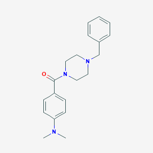 molecular formula C20H25N3O B373864 (4-Benzyl-piperazin-1-yl)-(4-dimethylamino-phenyl)-methanone 