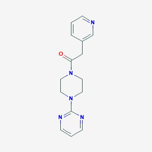 molecular formula C15H17N5O B373876 2-[4-(3-Pyridinylacetyl)-1-piperazinyl]pyrimidine 
