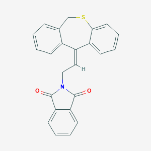 molecular formula C24H17NO2S B373879 2-(2-dibenzo[b,e]thiepin-11(6H)-ylideneethyl)-1H-isoindole-1,3(2H)-dione 