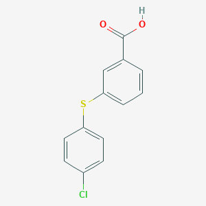 molecular formula C13H9ClO2S B373887 3-[(4-Chlorophenyl)sulfanyl]benzoic acid 