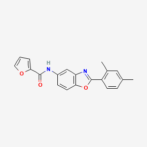 N-[2-(2,4-dimethylphenyl)-1,3-benzoxazol-5-yl]-2-furamide