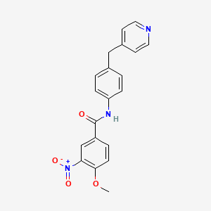 4-methoxy-3-nitro-N-[4-(4-pyridinylmethyl)phenyl]benzamide