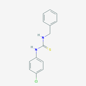 molecular formula C14H13ClN2S B373903 1-Benzyl-3-(4-chlorophenyl)thiourea 