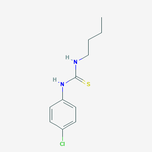 molecular formula C11H15ClN2S B373905 N-butyl-N'-(4-chlorophenyl)thiourea 