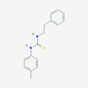 molecular formula C16H18N2S B373907 N-(4-methylphenyl)-N'-(2-phenylethyl)thiourea 