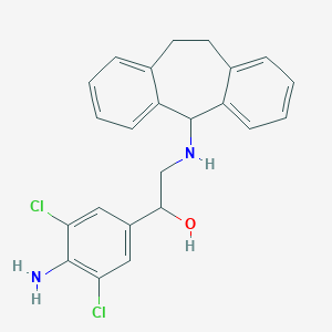 1-(4-Amino-3,5-dichlorophenyl)-2-(2-tricyclo[9.4.0.03,8]pentadeca-1(15),3,5,7,11,13-hexaenylamino)ethanol