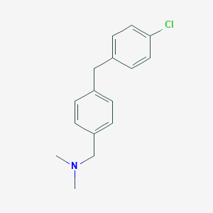 molecular formula C16H18ClN B373919 N-[4-(4-chlorobenzyl)benzyl]-N,N-dimethylamine 