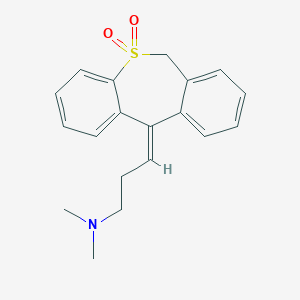 molecular formula C19H21NO2S B373929 N-[3-(5,5-dioxidodibenzo[b,e]thiepin-11(6H)-ylidene)propyl]-N,N-dimethylamine 