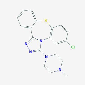 6-Chloro-3-(4-methyl-1-piperazinyl)dibenzo[b,f][1,2,4]triazolo[4,3-d][1,4]thiazepine