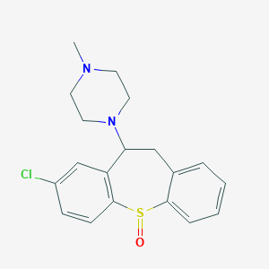 molecular formula C19H21ClN2OS B373933 1-(8-Chloro-5-oxido-10,11-dihydrodibenzo[b,f]thiepin-10-yl)-4-methylpiperazine 