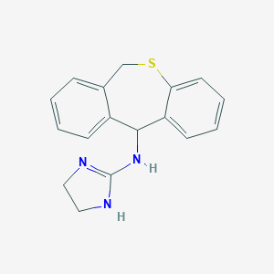 N-(6,11-dihydrobenzo[c][1]benzothiepin-11-yl)-4,5-dihydro-1H-imidazol-2-amine