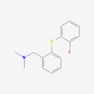 N-{2-[(2-fluorophenyl)sulfanyl]benzyl}-N,N-dimethylamine