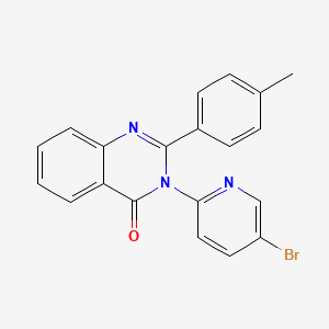 molecular formula C20H14BrN3O B3739572 3-(5-bromo-2-pyridinyl)-2-(4-methylphenyl)-4(3H)-quinazolinone 
