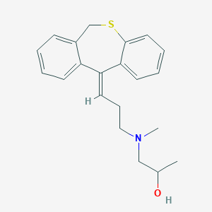 molecular formula C21H25NOS B373963 1-[[(3Z)-3-(6H-benzo[c][1]benzothiepin-11-ylidene)propyl]-methylamino]propan-2-ol 