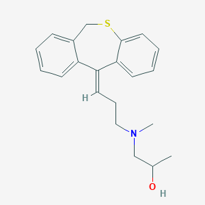 molecular formula C21H25NOS B373963 1-[(3-dibenzo[b,e]thiepin-11(6H)-ylidenepropyl)(methyl)amino]-2-propanol 