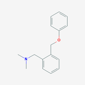 molecular formula C16H19NO B373972 N,N-dimethyl-1-[2-(phenoxymethyl)phenyl]methanamine 