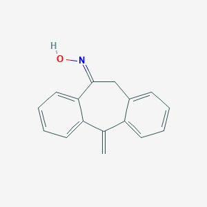 molecular formula C16H13NO B374001 5-methylene-5,11-dihydro-10H-dibenzo[a,d]cyclohepten-10-one oxime 