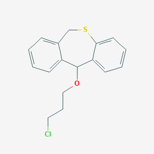 molecular formula C17H17ClOS B374003 Dibenzo[b,E]thiepine, 6,11-dihydro-11-(3-chloropropoxy)- 