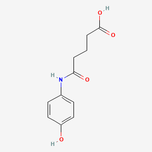 molecular formula C11H13NO4 B3740054 5-[(4-羟基苯基)氨基]-5-氧代戊酸 