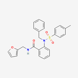 2-{benzyl[(4-methylphenyl)sulfonyl]amino}-N-(2-furylmethyl)benzamide