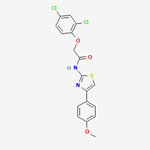 molecular formula C18H14Cl2N2O3S B3740113 2-(2,4-dichlorophenoxy)-N-[4-(4-methoxyphenyl)-1,3-thiazol-2-yl]acetamide 