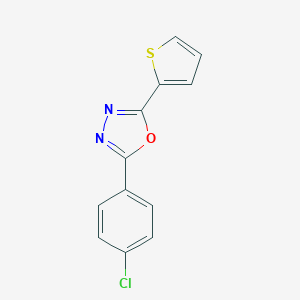 2-(4-Chlorophenyl)-5-(2-thienyl)-1,3,4-oxadiazole