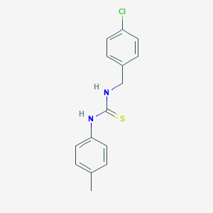 molecular formula C15H15ClN2S B374017 1-(4-Chlorobenzyl)-3-(4-methylphenyl)thiourea 