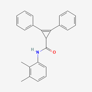 molecular formula C24H21NO B3740194 N-(2,3-dimethylphenyl)-2,3-diphenyl-2-cyclopropene-1-carboxamide 
