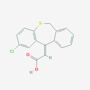(2-chlorodibenzo[b,e]thiepin-11(6H)-ylidene)acetic acid