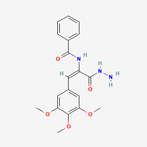N-[1-(hydrazinocarbonyl)-2-(3,4,5-trimethoxyphenyl)vinyl]benzamide