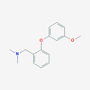molecular formula C16H19NO2 B374049 N-[2-(3-methoxyphenoxy)benzyl]-N,N-dimethylamine 