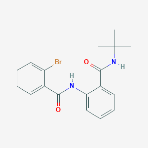 molecular formula C18H19BrN2O2 B3740545 2-bromo-N-{2-[(tert-butylamino)carbonyl]phenyl}benzamide 