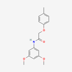 molecular formula C17H19NO4 B3740646 N-(3,5-dimethoxyphenyl)-2-(4-methylphenoxy)acetamide 