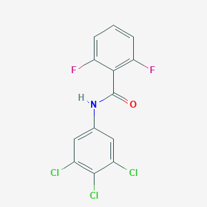 molecular formula C13H6Cl3F2NO B374066 2,6-Difluoro-N-(3,4,5-trichlorophenyl)benzamide 